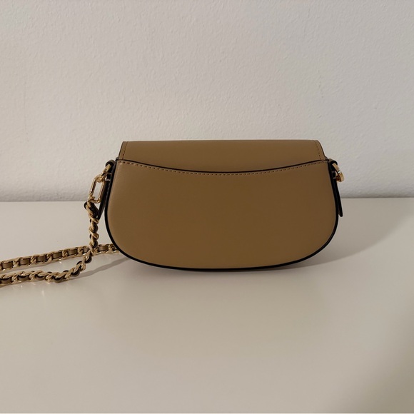 Michael Kors Brown Crossbody Bag with Gold Chain - Picture 2 of 2